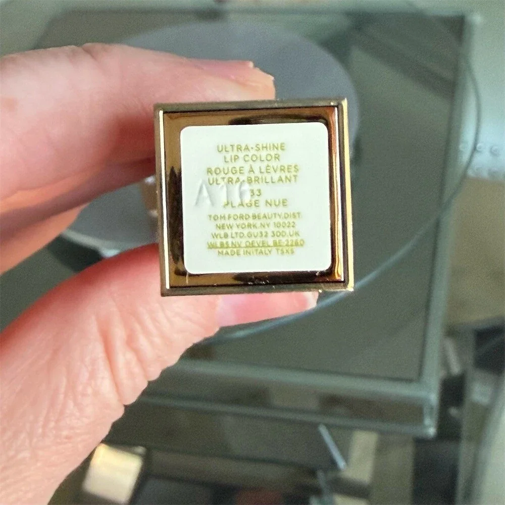 Tom Ford Soleil Ultra-Shine Lipstick 33 Plage Nue Glossy Shine w/ Box